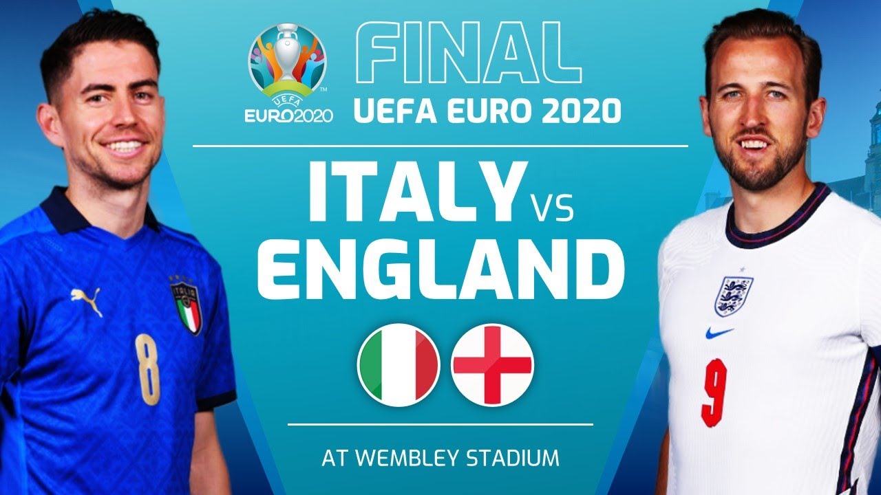 England against Italy in Euro 2020 Final.